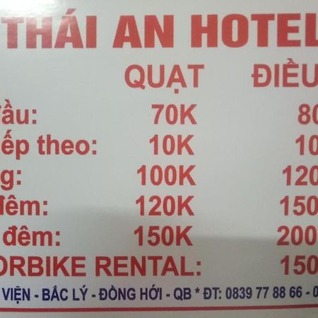 Thai An Motel Dong Hoi Exterior photo